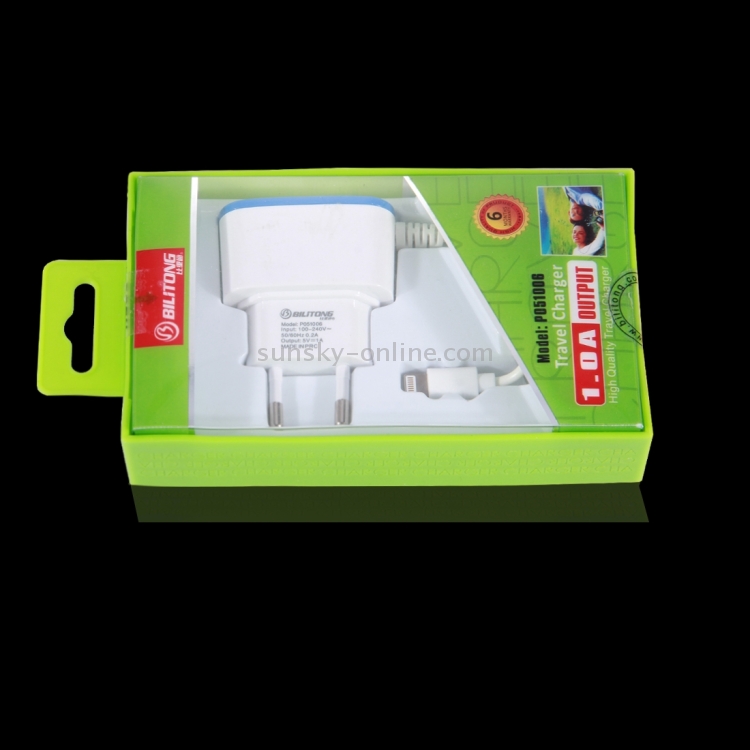 BiLiTong 5V 1A 8 Pin Travel Charger BiLiTong 5V 1A 8 Pin Travel Charger