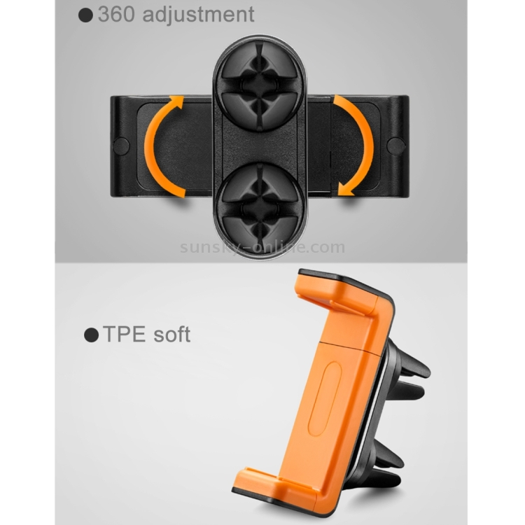 360 Degree Rotatable Universal Car Air Vent Phone Holder Stand Mount 360 Degree Rotatable Universal Car Air Vent Phone Holder Stand Mount