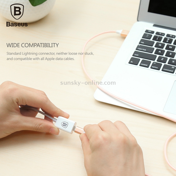 Baseus 8 Pin Male to Female Extension Cable with Charging & Data Transmission,Length: 1M(White) Baseus 8 Pin Male to Female Extension Cable with Charging & Data Transmission,Length: 1M(White)