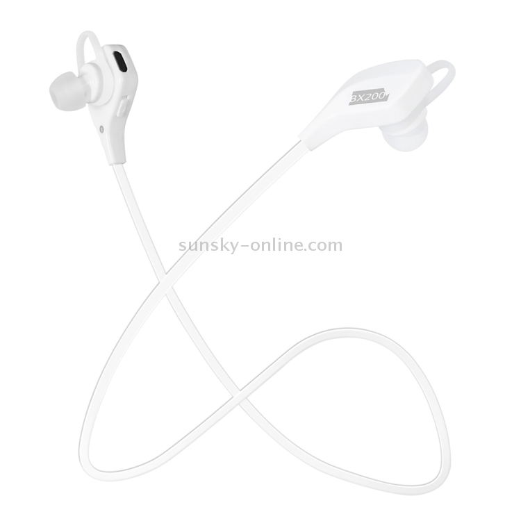 BX200 Sport Beat Stereo Wireless Sports Bluetooth 4.1 Wired Control Earbud Earphone In-ear Headphone with Microphone & Shortcut Keys Photographing & Chinese / English Voice Announcements & 2 Devices Connecting Synchronously & Earphone Battery Display on I BX200 Sport Beat Stereo Wireless Sports Bluetooth 4.1 Wired Control Earbud Earphone In-ear Headphone with Microphone & Shortcut Keys Photographing & Chinese / English Voice Announcements & 2 Devices Connecting Synchronously & Earphone Battery Display on I