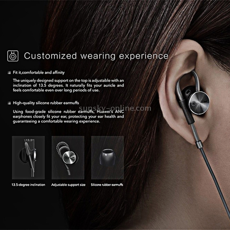 Original Noble Portable Huawei Noise-Canceling HiFi Tone Earphone AM180 with Charging Cable for Mobile Devices with 3.5mm Earphone Port(Dark Grey) Original Noble Portable Huawei Noise-Canceling HiFi Tone Earphone AM180 with Charging Cable for Mobile Devices with 3.5mm Earphone Port(Dark Grey)