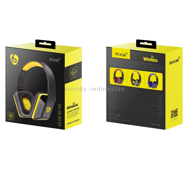 OVLENG MX111 Bluetooth Wireless Stereo Noise Isolating Headset with Microphone OVLENG MX111 Bluetooth Wireless Stereo Noise Isolating Headset with Microphone
