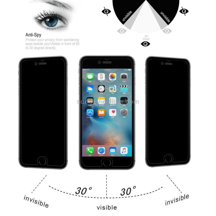 0.26mm 9H 3D Non-full Screen Highly Transparent Privacy Anti-glare Tempered Glass Film for iPhone 6 Plus & 6s Plus 0.26mm 9H 3D Non-full Screen Highly Transparent Privacy Anti-glare Tempered Glass Film for iPhone 6 Plus & 6s Plus