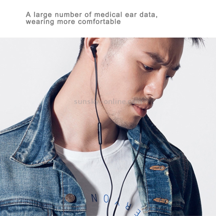 Original Xiaomi HSEJ02JY Basic Edition Piston In-Ear Stereo Bass Earphone With Remote and Mic(Silver)