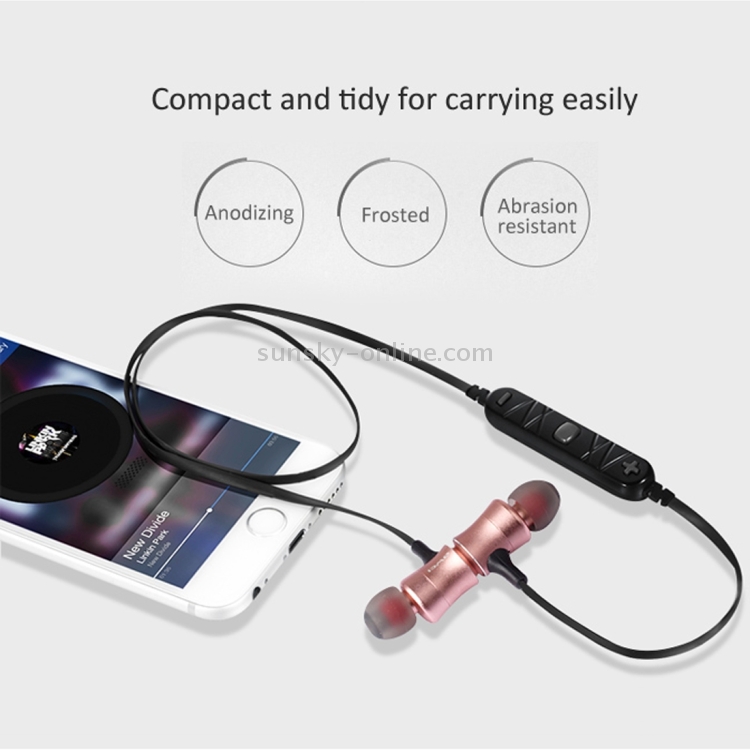 AWEI A921BL Wireless Sport Magnetic Bluetooth Earphone with Wire Control + Mic(Black) AWEI A921BL Wireless Sport Magnetic Bluetooth Earphone with Wire Control + Mic(Black)