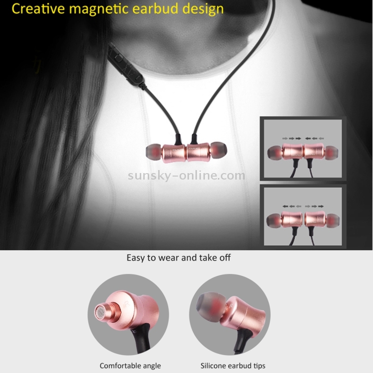AWEI A921BL Wireless Sport Magnetic Bluetooth Earphone with Wire Control + Mic(Black) AWEI A921BL Wireless Sport Magnetic Bluetooth Earphone with Wire Control + Mic(Black)