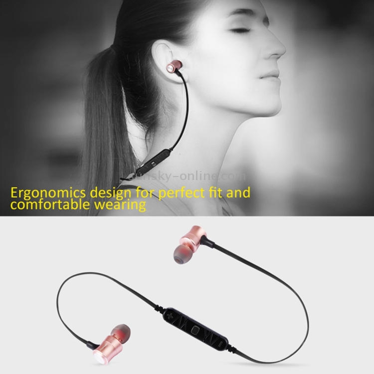 AWEI A921BL Wireless Sport Magnetic Bluetooth Earphone with Wire Control + Mic(Black) AWEI A921BL Wireless Sport Magnetic Bluetooth Earphone with Wire Control + Mic(Black)