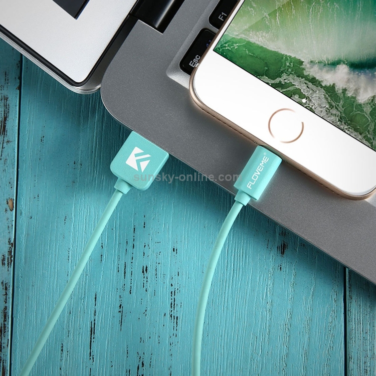FLOVEME 2.1A 1m USB to 8 Pin Data Sync Charging Cable, Crystal Box Packing FLOVEME 2.1A 1m USB to 8 Pin Data Sync Charging Cable, Crystal Box Packing