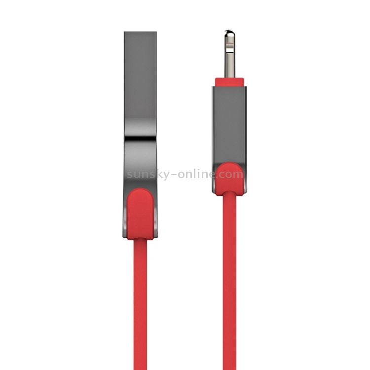 Baseus 1m 2A Keyble Flat Style 8 Pin to USB 2.0 Zinc Alloy + TPE Data Sync Charging Cable Baseus 1m 2A Keyble Flat Style 8 Pin to USB 2.0 Zinc Alloy + TPE Data Sync Charging Cable
