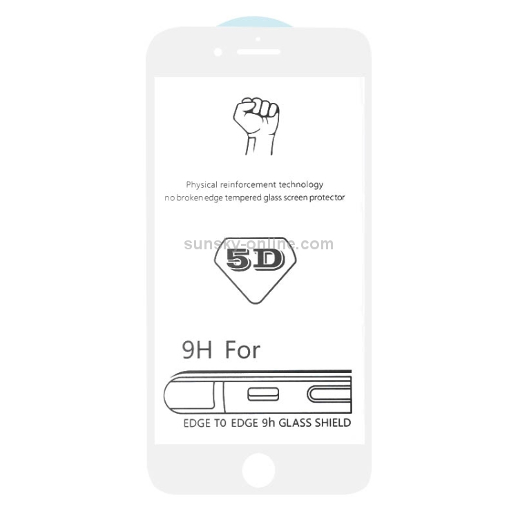25 PCS 9H 5D White Full Glue Full Screen Tempered Glass Film for iPhone 6 Plus / 6s Plus 25 PCS 9H 5D White Full Glue Full Screen Tempered Glass Film for iPhone 6 Plus / 6s Plus