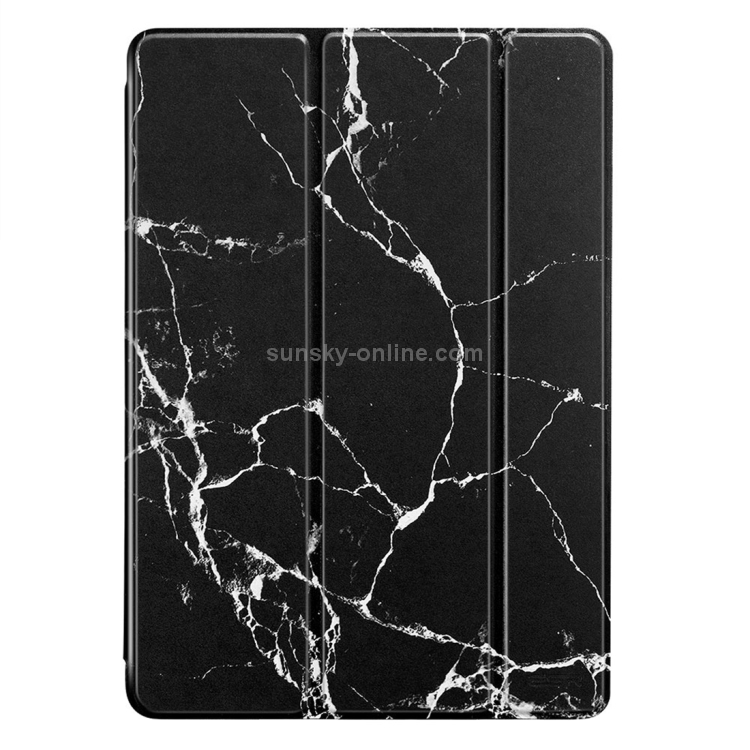 ESR Marble Series Three-folding Magnetic Leather Case for iPad 9.7 (2018) / (2017), with Sleep / Wake-up Function(Black) ESR Marble Series Three-folding Magnetic Leather Case for iPad 9.7 (2018) / (2017), with Sleep / Wake-up Function(Black)