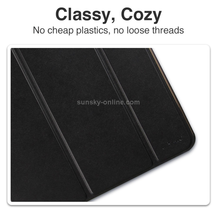 ESR Yippee Color Series Three-folding Magnetic Leather Case for iPad 9.7 (2018) / (2017), with Sleep / Wake-up Function(Black) ESR Yippee Color Series Three-folding Magnetic Leather Case for iPad 9.7 (2018) / (2017), with Sleep / Wake-up Function(Black)