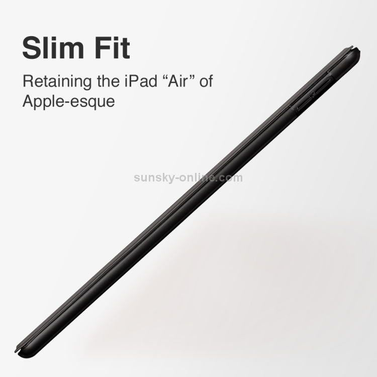 ESR Yippee Color Plus Series Soft Edge Three-folding Magnetic Leather Case for iPad 9.7 (2018) / (2017), with Sleep / Wake-up Function(Black) ESR Yippee Color Plus Series Soft Edge Three-folding Magnetic Leather Case for iPad 9.7 (2018) / (2017), with Sleep / Wake-up Function(Black)