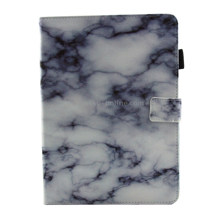 For iPad 9.7 (2018) & iPad 9.7 inch 2017 / iPad Air / iPad Air 2 Universal Black and White Marble Pattern Horizontal Flip Leather Protective Case with Holder & Card Slots & Sleep For iPad 9.7 (2018) & iPad 9.7 inch 2017 / iPad Air / iPad Air 2 Universal Black and White Marble Pattern Horizontal Flip Leather Protective Case with Holder & Card Slots & Sleep