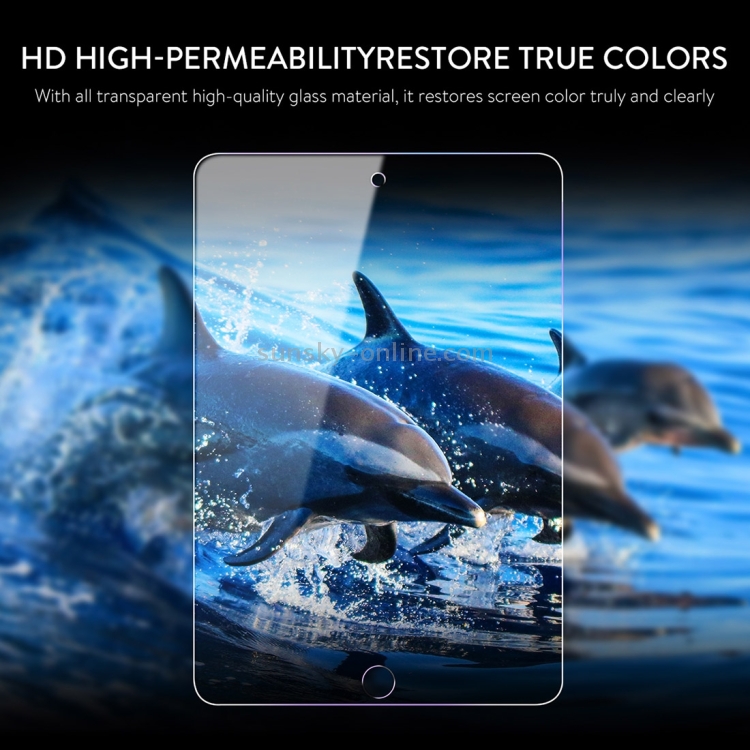 Baseus for iPad 9.7 (2018) & iPad 9.7 inch (2017) 0.3mm 9H Surface Hardness Transparent Anti Blue-ray Glass Screen Protector Film(Transparent) Baseus for iPad 9.7 (2018) & iPad 9.7 inch (2017) 0.3mm 9H Surface Hardness Transparent Anti Blue-ray Glass Screen Protector Film(Transparent)
