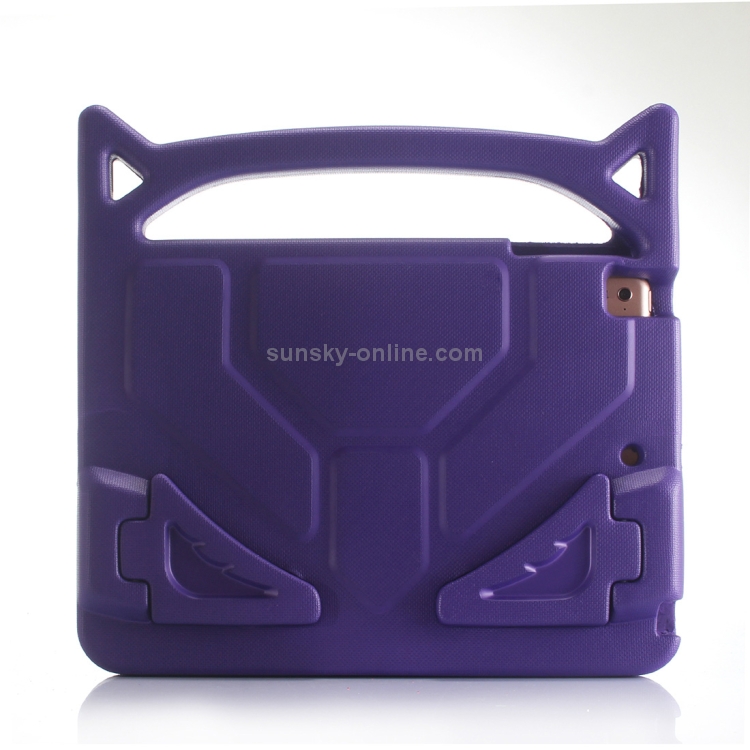 For iPad 9.7 (2018) & iPad 9.7 (2017) & iPad Air & iPad Air 2 Universal Cat Ear Shaped EVA Bumper Protective Case with Handle & Holder(Purple) For iPad 9.7 (2018) & iPad 9.7 (2017) & iPad Air & iPad Air 2 Universal Cat Ear Shaped EVA Bumper Protective Case with Handle & Holder(Purple)