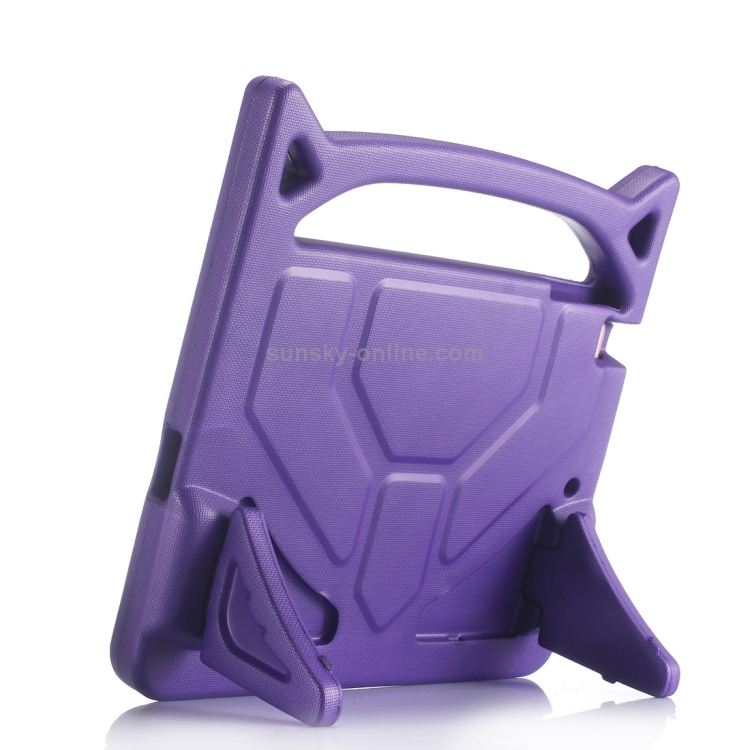 For iPad 9.7 (2018) & iPad 9.7 (2017) & iPad Air & iPad Air 2 Universal Cat Ear Shaped EVA Bumper Protective Case with Handle & Holder(Purple) For iPad 9.7 (2018) & iPad 9.7 (2017) & iPad Air & iPad Air 2 Universal Cat Ear Shaped EVA Bumper Protective Case with Handle & Holder(Purple)