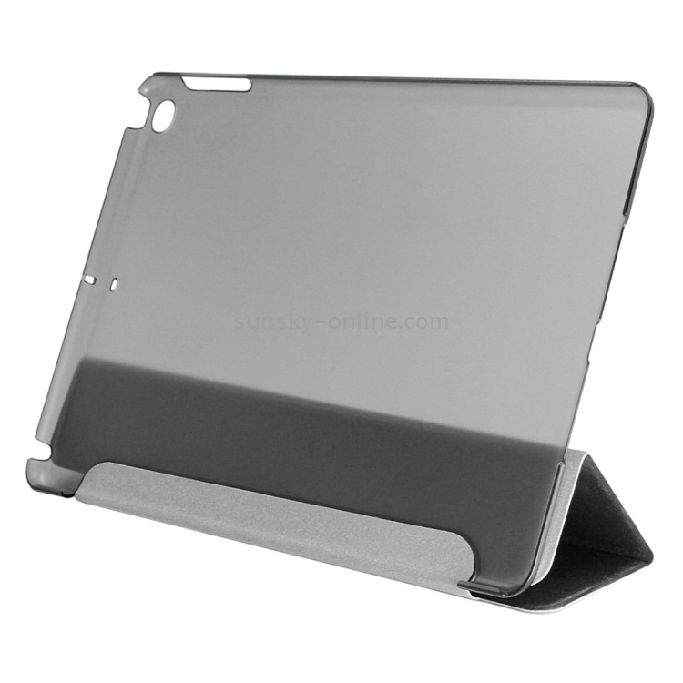 ENKAY for iPad 2017 Silk Texture+Plastic Bottom Case Horizontal Flip Leather Case with Holder & Sleep / Wake-up Function(Black) ENKAY for iPad 2017 Silk Texture+Plastic Bottom Case Horizontal Flip Leather Case with Holder & Sleep / Wake-up Function(Black)
