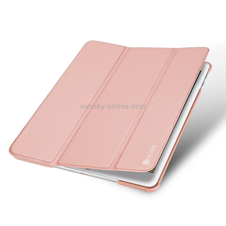 DUX DUCIS Skin Pro Series Horizontal Flip PU + PC Leather Case for iPad 9.7 inch (2018) & (2017), with Three-folding Holder & Pen Slot(Pink) DUX DUCIS Skin Pro Series Horizontal Flip PU + PC Leather Case for iPad 9.7 inch (2018) & (2017), with Three-folding Holder & Pen Slot(Pink)