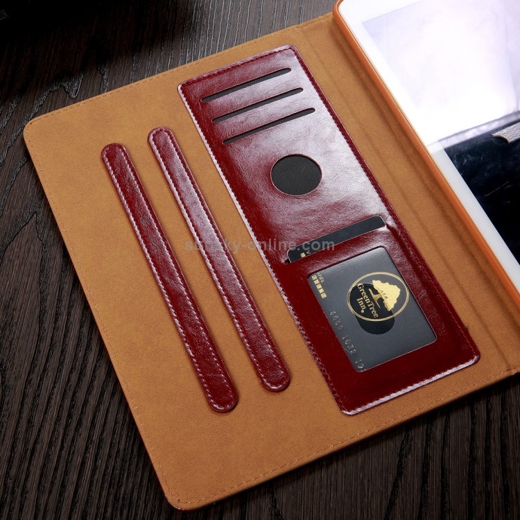 Crazy Horse Texture Horizontal Flip Case for iPad 9.7 (2018) & iPad 9.7 inch (2017), with Holder & Card Slots(Red) Crazy Horse Texture Horizontal Flip Case for iPad 9.7 (2018) & iPad 9.7 inch (2017), with Holder & Card Slots(Red)