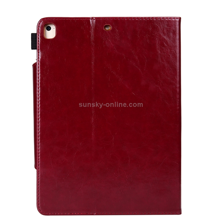Crazy Horse Texture Horizontal Flip Case for iPad 9.7 (2018) & iPad 9.7 inch (2017), with Holder & Card Slots(Red) Crazy Horse Texture Horizontal Flip Case for iPad 9.7 (2018) & iPad 9.7 inch (2017), with Holder & Card Slots(Red)