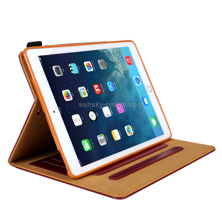 Crazy Horse Texture Horizontal Flip Case for iPad 9.7 (2018) & iPad 9.7 inch (2017), with Holder & Card Slots(Red) Crazy Horse Texture Horizontal Flip Case for iPad 9.7 (2018) & iPad 9.7 inch (2017), with Holder & Card Slots(Red)