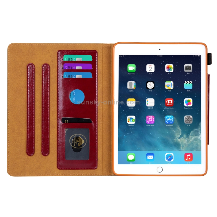 Crazy Horse Texture Horizontal Flip Case for iPad 9.7 (2018) & iPad 9.7 inch (2017), with Holder & Card Slots(Red) Crazy Horse Texture Horizontal Flip Case for iPad 9.7 (2018) & iPad 9.7 inch (2017), with Holder & Card Slots(Red)