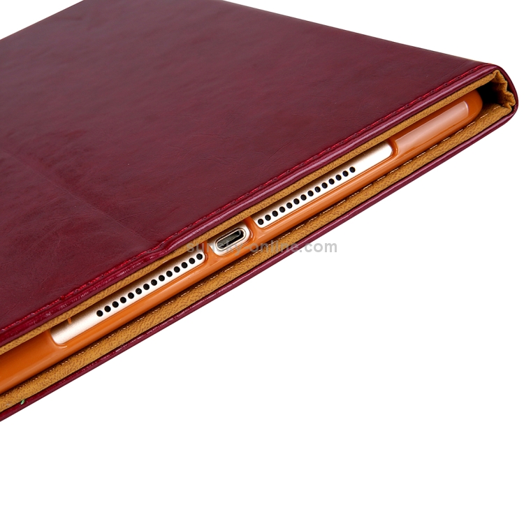 Crazy Horse Texture Horizontal Flip Case for iPad 9.7 (2018) & iPad 9.7 inch (2017), with Holder & Card Slots(Red) Crazy Horse Texture Horizontal Flip Case for iPad 9.7 (2018) & iPad 9.7 inch (2017), with Holder & Card Slots(Red)