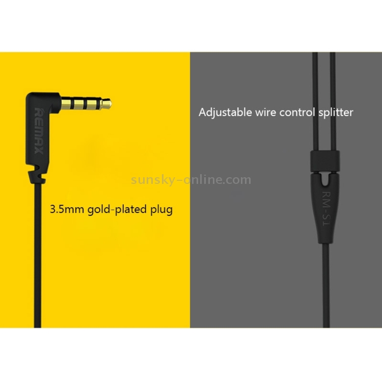 Remax S1Pro 3.5mm In-Ear Wired Sports Stereo Earphones with Mic Remax S1Pro 3.5mm In-Ear Wired Sports Stereo Earphones with Mic