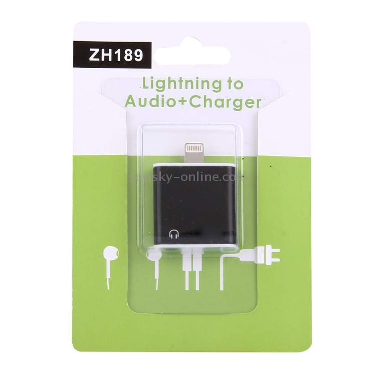 Aluminum Shell 8 Pin to 3.5mm Jack Audio & 8 Pin Charger Adapter Aluminum Shell 8 Pin to 3.5mm Jack Audio & 8 Pin Charger Adapter