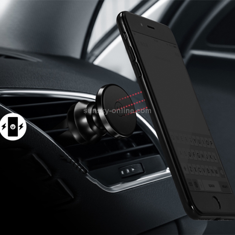 USAMS US-ZJ018 Rotatable Universal Car Air Vent Magnetic Phone Holder Stand Mount USAMS US-ZJ018 Rotatable Universal Car Air Vent Magnetic Phone Holder Stand Mount