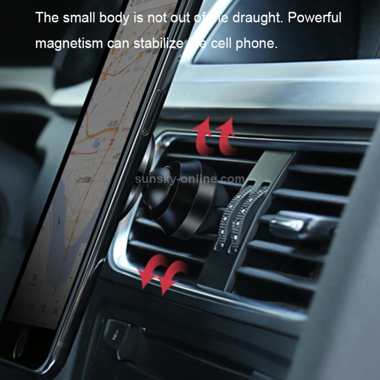USAMS US-ZJ018 Rotatable Universal Car Air Vent Magnetic Phone Holder Stand Mount USAMS US-ZJ018 Rotatable Universal Car Air Vent Magnetic Phone Holder Stand Mount