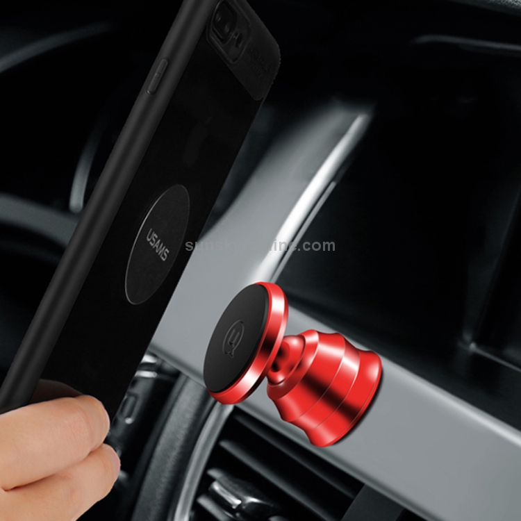 USAMS US-ZJ019 Rotatable Universal Car Dashboard Magnetic Phone Holder Stand Mount USAMS US-ZJ019 Rotatable Universal Car Dashboard Magnetic Phone Holder Stand Mount