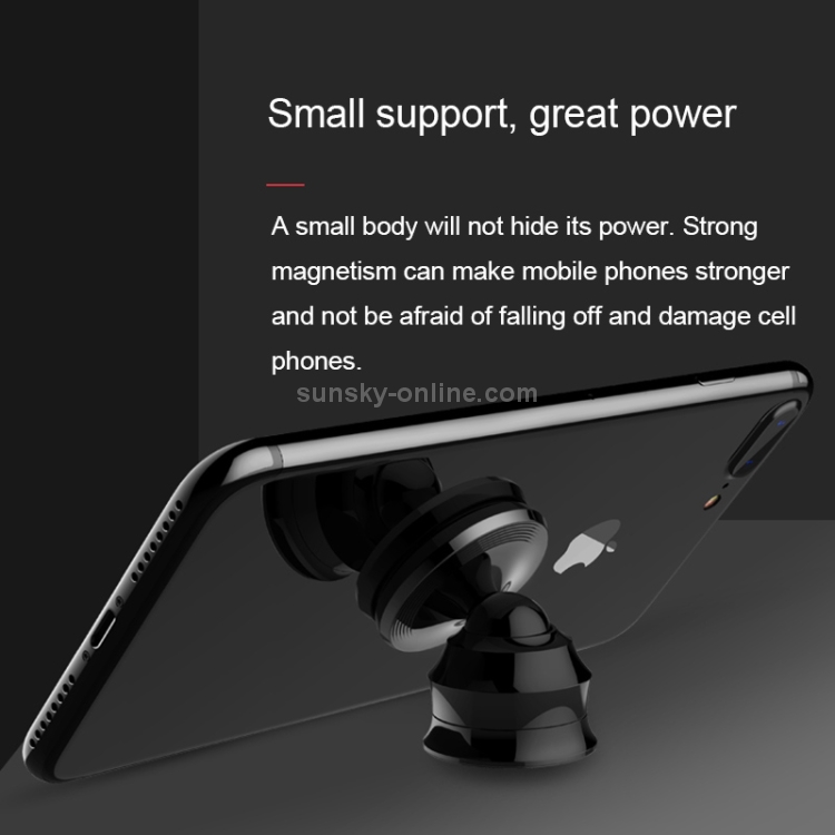 USAMS US-ZJ019 Rotatable Universal Car Dashboard Magnetic Phone Holder Stand Mount USAMS US-ZJ019 Rotatable Universal Car Dashboard Magnetic Phone Holder Stand Mount