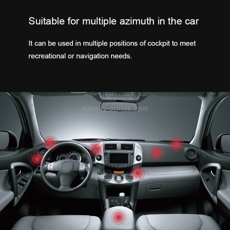 USAMS US-ZJ019 Rotatable Universal Car Dashboard Magnetic Phone Holder Stand Mount USAMS US-ZJ019 Rotatable Universal Car Dashboard Magnetic Phone Holder Stand Mount