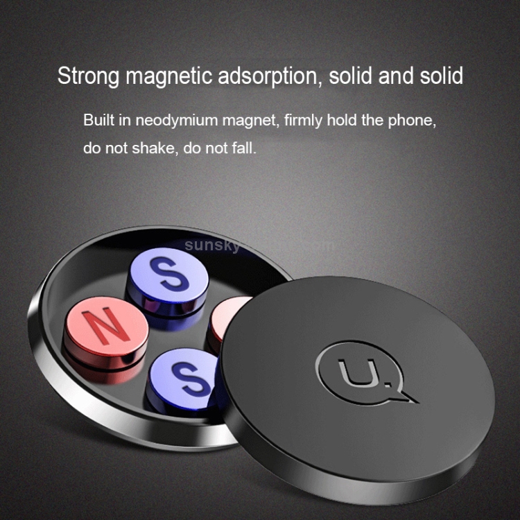 USAMS US-ZJ020 Universal Round Shape Car Magnetic Phone Holder Stand Mount USAMS US-ZJ020 Universal Round Shape Car Magnetic Phone Holder Stand Mount