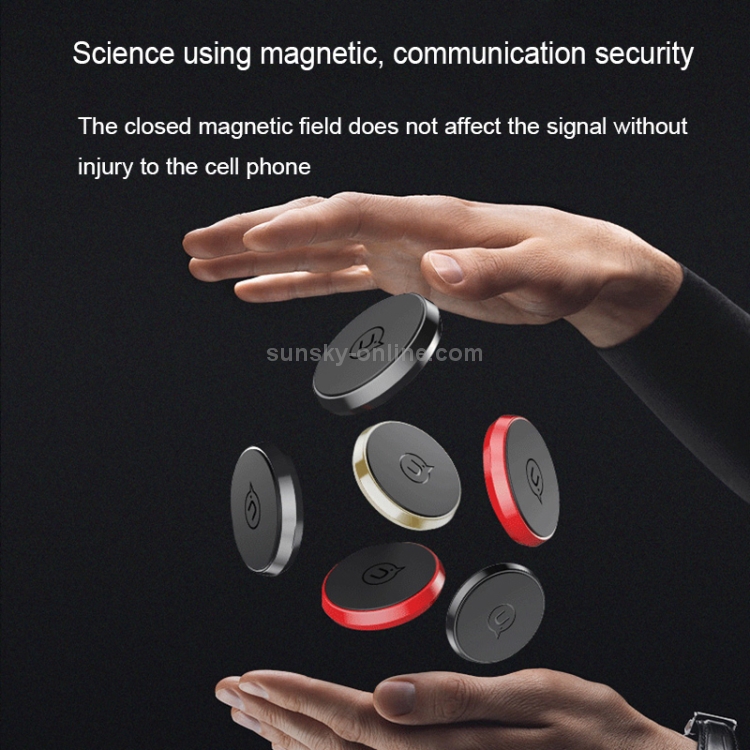 USAMS US-ZJ020 Universal Round Shape Car Magnetic Phone Holder Stand Mount USAMS US-ZJ020 Universal Round Shape Car Magnetic Phone Holder Stand Mount
