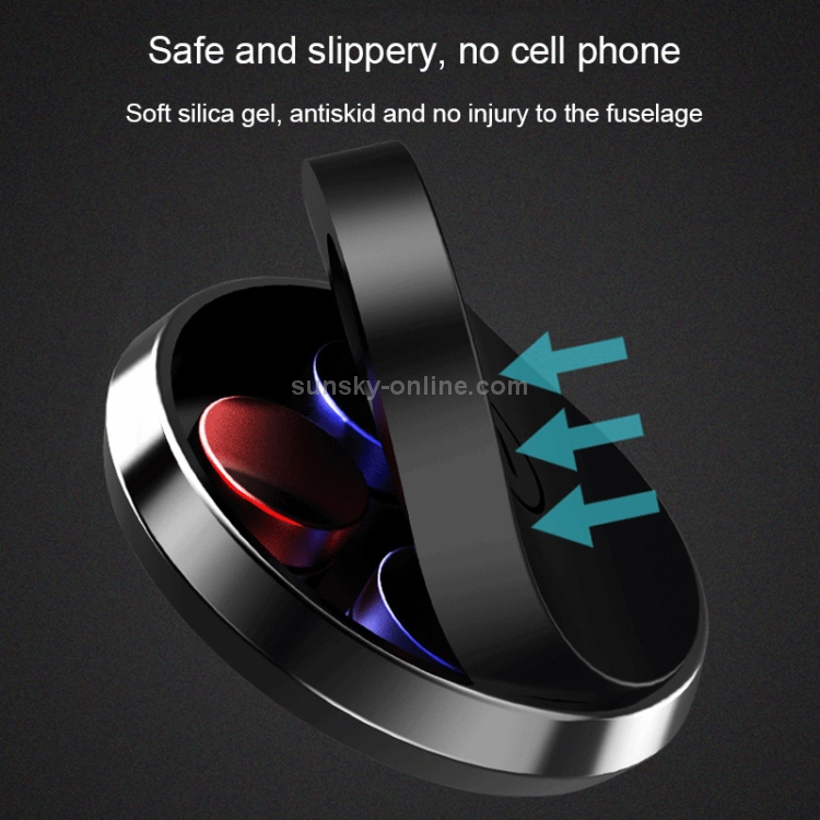 USAMS US-ZJ020 Universal Round Shape Car Magnetic Phone Holder Stand Mount USAMS US-ZJ020 Universal Round Shape Car Magnetic Phone Holder Stand Mount