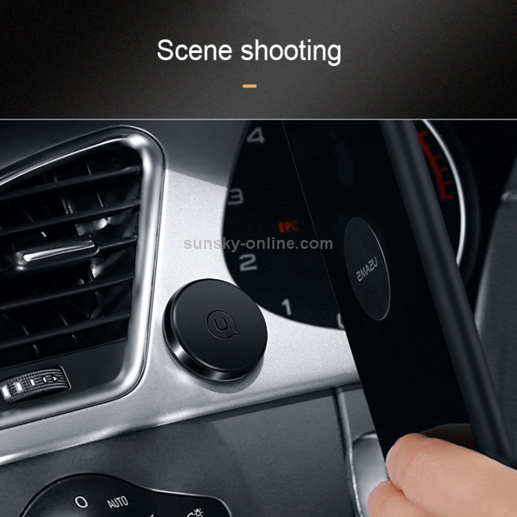 USAMS US-ZJ020 Universal Round Shape Car Magnetic Phone Holder Stand Mount USAMS US-ZJ020 Universal Round Shape Car Magnetic Phone Holder Stand Mount