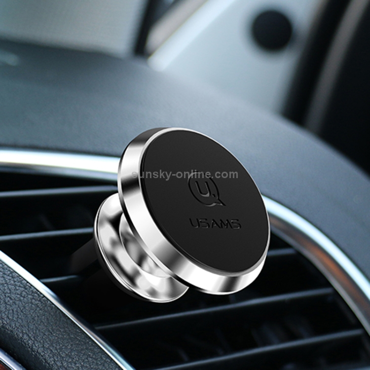 USAMS US-ZJ022 Rotatable Universal Car Air Vent Magnetic Phone Holder Stand Mount USAMS US-ZJ022 Rotatable Universal Car Air Vent Magnetic Phone Holder Stand Mount