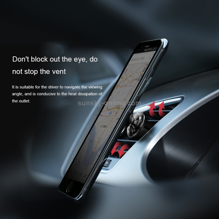 USAMS US-ZJ022 Rotatable Universal Car Air Vent Magnetic Phone Holder Stand Mount USAMS US-ZJ022 Rotatable Universal Car Air Vent Magnetic Phone Holder Stand Mount