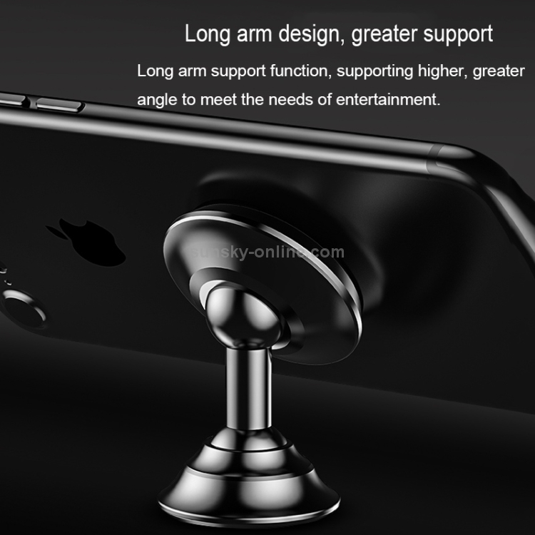 USAMS US-ZJ023 Rotatable Universal Car Dashboard Magnetic Phone Holder Stand Mount USAMS US-ZJ023 Rotatable Universal Car Dashboard Magnetic Phone Holder Stand Mount