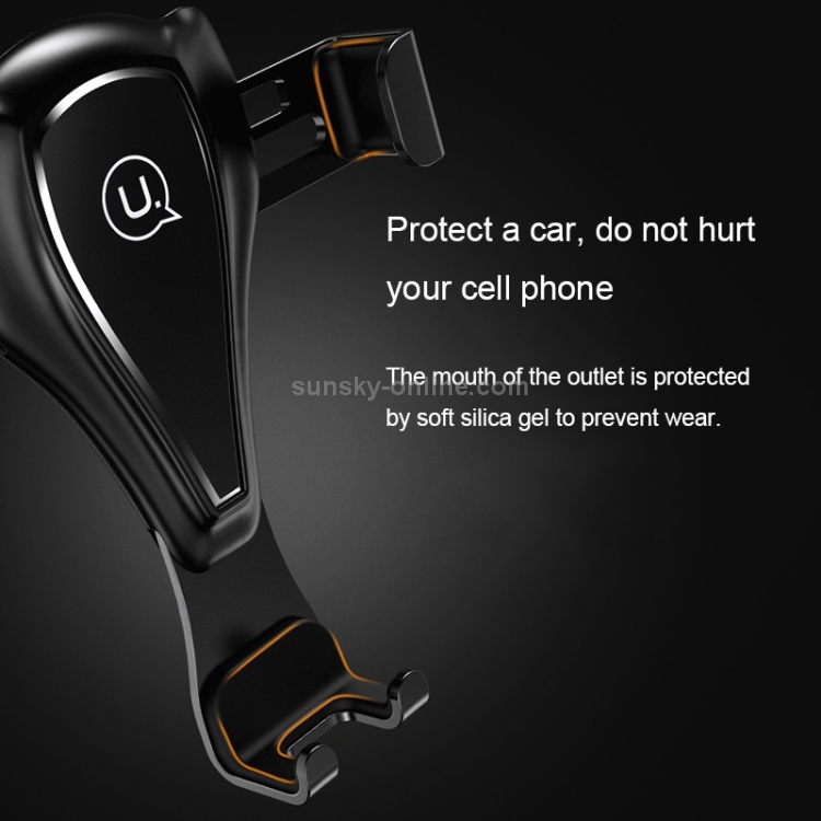 USAMS US-ZJ025 Universal Gravity Car Air Vent Phone Holder Stand Mount USAMS US-ZJ025 Universal Gravity Car Air Vent Phone Holder Stand Mount