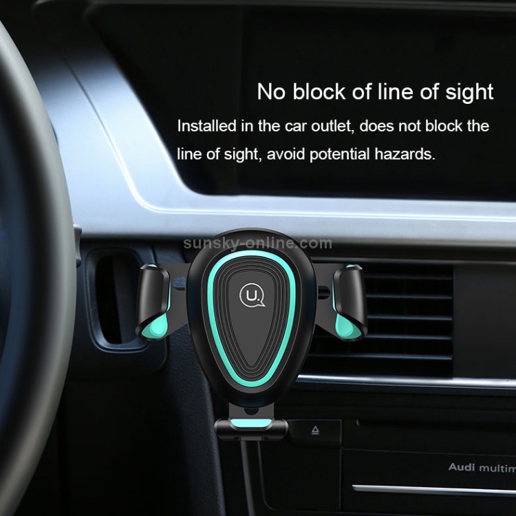 USAMS US-ZJ026 Universal Gravity Car Air Vent Phone Holder USAMS US-ZJ026 Universal Gravity Car Air Vent Phone Holder