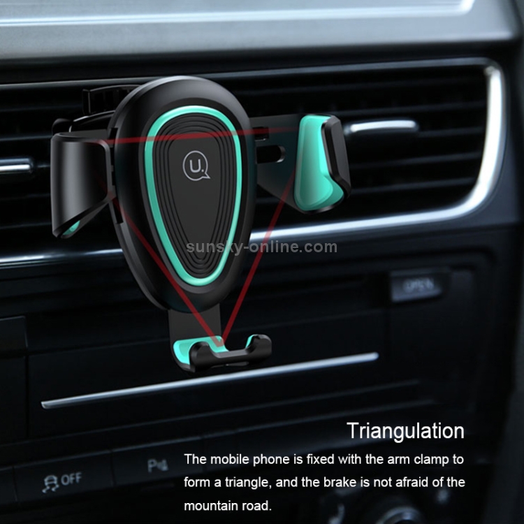 USAMS US-ZJ026 Universal Gravity Car Air Vent Phone Holder USAMS US-ZJ026 Universal Gravity Car Air Vent Phone Holder