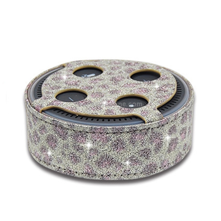 1188 Amazon Echo Dot 2 Intelligent Bluetooth Speaker Leopard Print Pattern Plain Weave Flash PU Protective Case Amazon Protection Cover 1188 Amazon Echo Dot 2 Intelligent Bluetooth Speaker Leopard Print Pattern Plain Weave Flash PU Protective Case Amazon Protection Cover