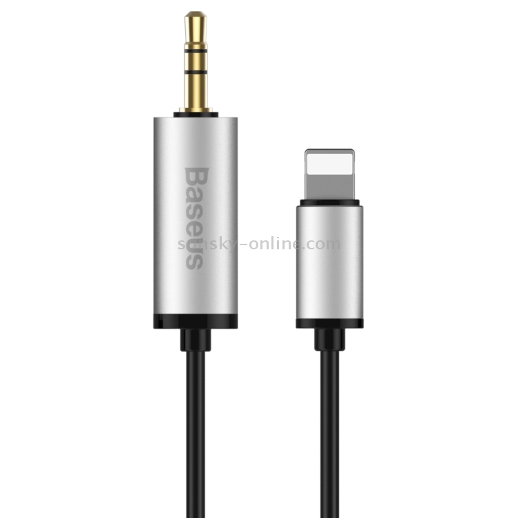 Baseus for iPhone 7 & 7 Plus Enjoy Series 2m 8 Pin Male to 3.5mm Male Audio Cable, Not Support iOS 10.3.1 or Above Mobile Phones(Silver) Baseus for iPhone 7 & 7 Plus Enjoy Series 2m 8 Pin Male to 3.5mm Male Audio Cable, Not Support iOS 10.3.1 or Above Mobile Phones(Silver)