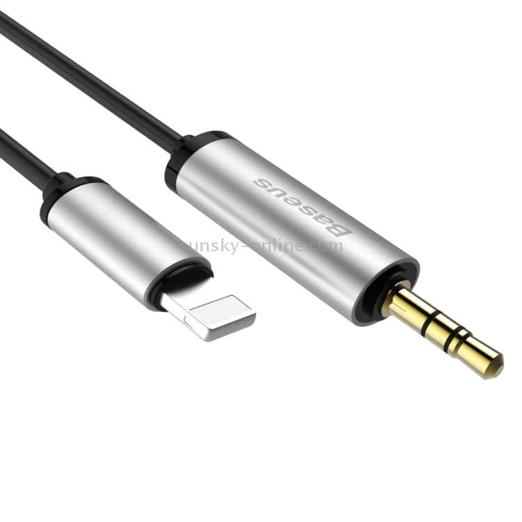 Baseus for iPhone 7 & 7 Plus Enjoy Series 2m 8 Pin Male to 3.5mm Male Audio Cable, Not Support iOS 10.3.1 or Above Mobile Phones(Silver) Baseus for iPhone 7 & 7 Plus Enjoy Series 2m 8 Pin Male to 3.5mm Male Audio Cable, Not Support iOS 10.3.1 or Above Mobile Phones(Silver)