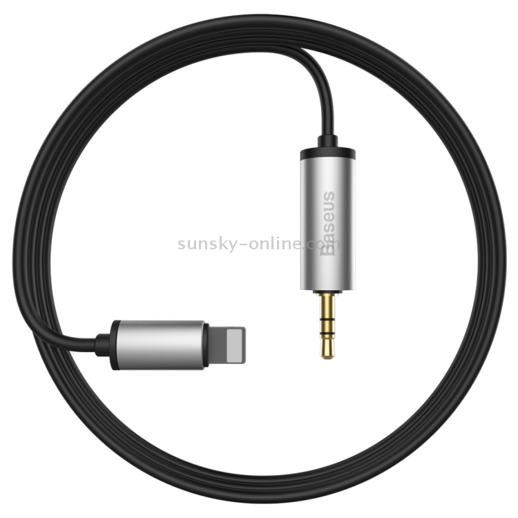 Baseus for iPhone 7 & 7 Plus Enjoy Series 2m 8 Pin Male to 3.5mm Male Audio Cable, Not Support iOS 10.3.1 or Above Mobile Phones(Silver) Baseus for iPhone 7 & 7 Plus Enjoy Series 2m 8 Pin Male to 3.5mm Male Audio Cable, Not Support iOS 10.3.1 or Above Mobile Phones(Silver)