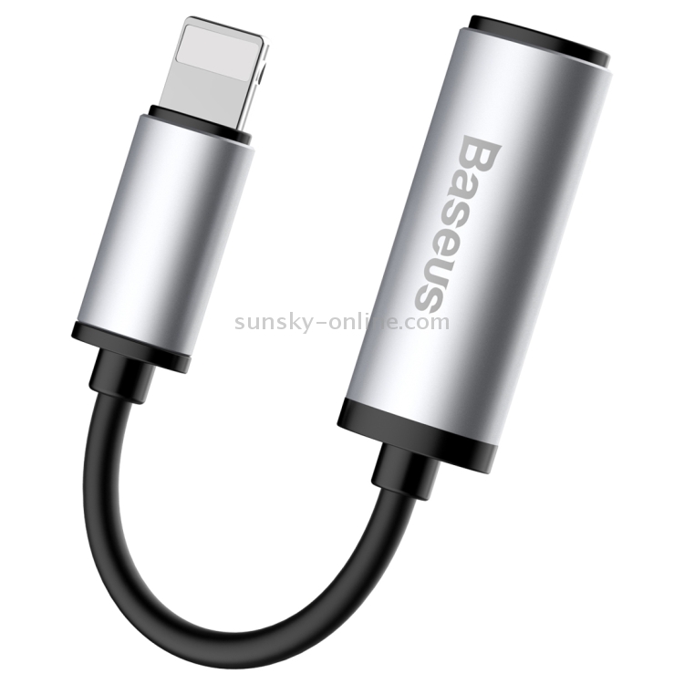 Baseus for iPhone 7 & 7 Plus Aluminium Alloy Material 8 Pin Male to 3.5mm Female Audio Adapter Cable, Not Support iOS 10.3.1 or Above Mobile Phones(Silver) Baseus for iPhone 7 & 7 Plus Aluminium Alloy Material 8 Pin Male to 3.5mm Female Audio Adapter Cable, Not Support iOS 10.3.1 or Above Mobile Phones(Silver)